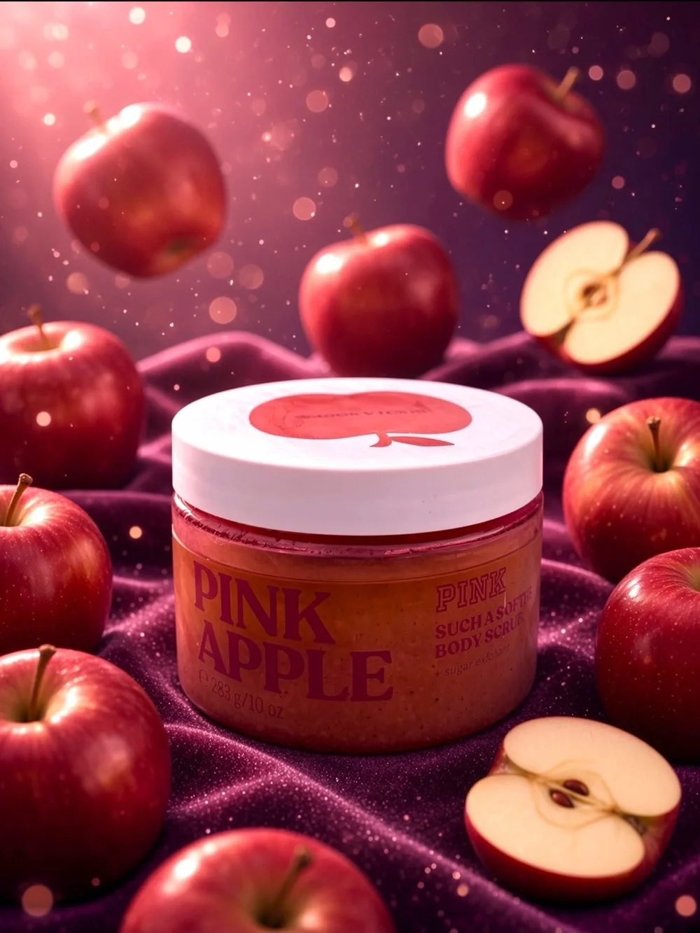 PINK Victoria’s Secret- PINK APPLE Such A Softie Body Scrub & Sugar Exfoliant